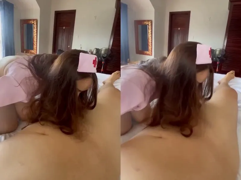 Phang em ngành cosplay hộ lý trong nhà nghỉ || p1